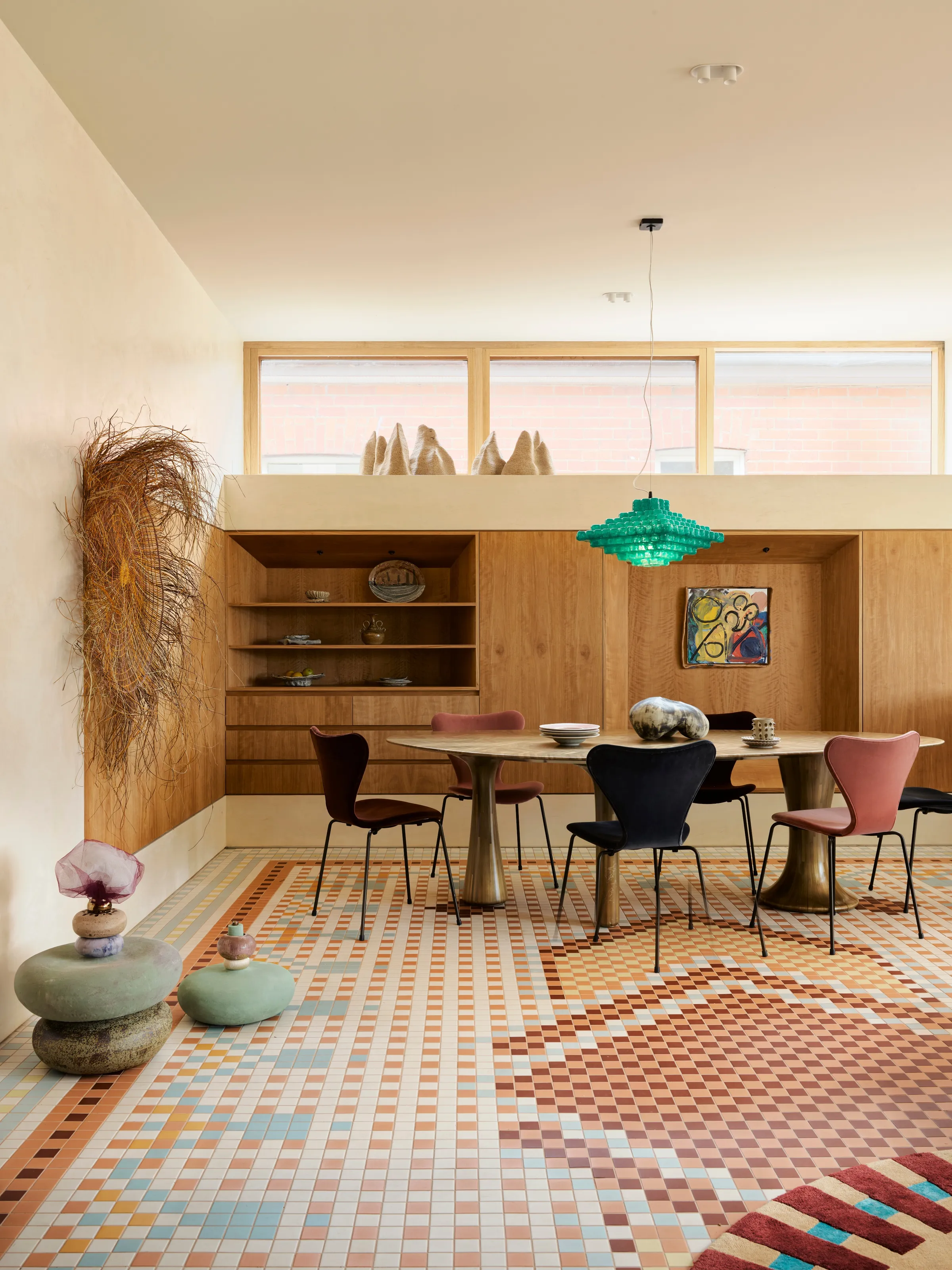 Adorned Vessels by Minaal Lawn in a Mo Jacobsen interior by YSG, photographed for Vogue Living