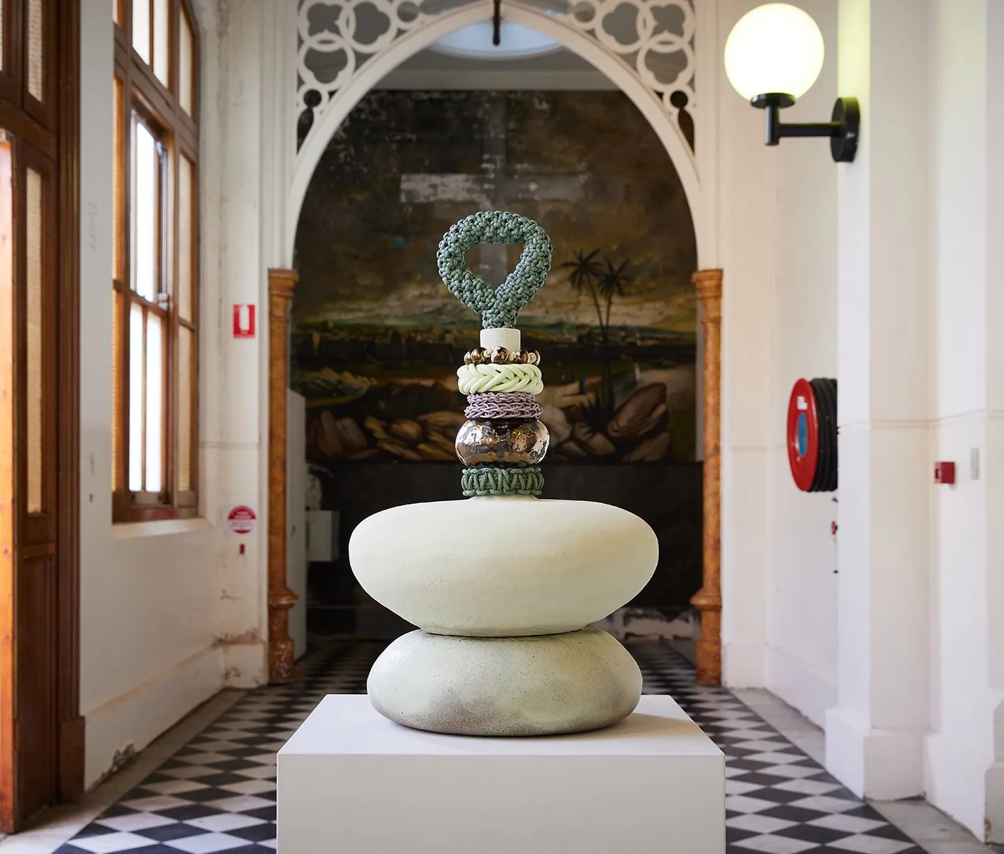 Installation view of Chappell, Lawn at Haydens Gallery